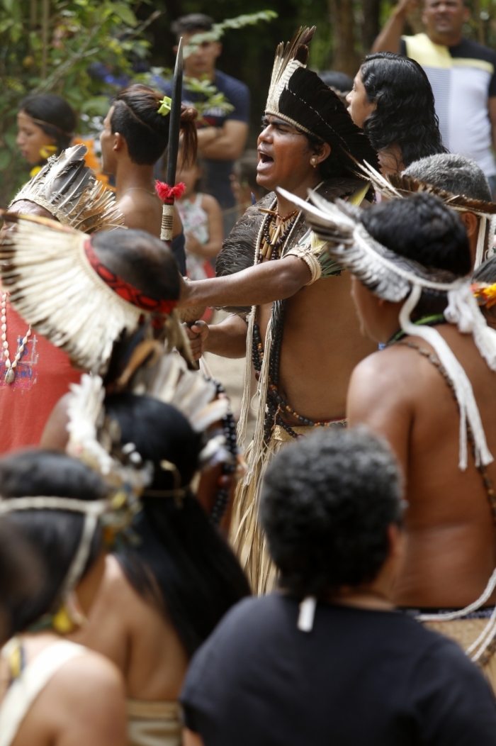 ￼COMUNIDADE Tapeba, em Caucaia: casos subnotificados, segundo indígenas (Foto: Tatiana Fortes 7.8.2019)