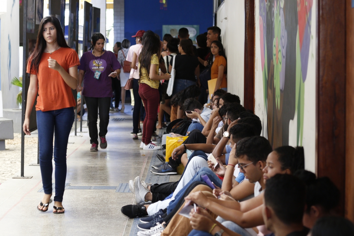 Em 5 anos, o 1MiO alcan&ccedil;ou a marca de 1.294.165 oportunidades geradas e 820.664 jovens empregados (fotos: Tatiana Fortes/ O POVO) 