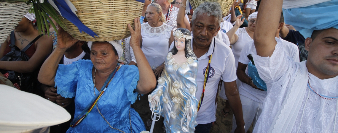 A Festa de Iemanjá é celebrada em Fortaleza desde 1950. Em 2017, o festejo foi registrado como patrimônio imaterial do Município. 