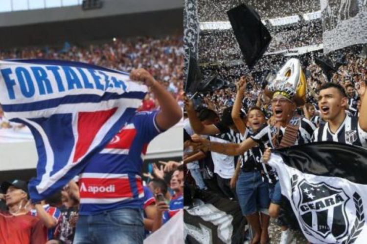 Assim que puderem, torcedores de Fortaleza e Ceará lotarão o Castelão(foto: ...