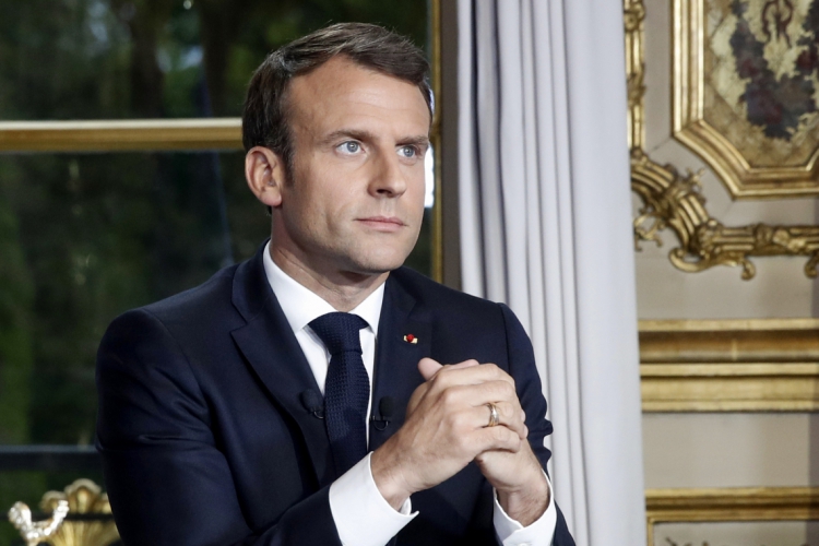 Presidente da Fran&ccedil;a, Emmanuel Macron(foto: Yoan VALAT/AFP)