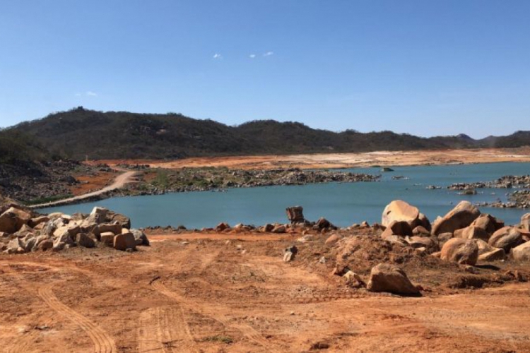 Trecho da transposição(foto: Farias Júnior)