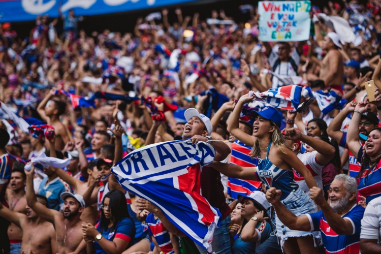 Fortaleza espera contar com o retorno da torcida ao Castelão diante do Atlético-GO(foto: Foto: Aurélio Alves/O POVO)