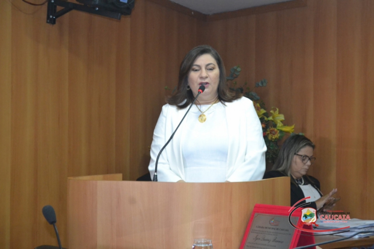 Vereadora Natercia Campos foi afastada da presidência e do mandato(Foto: 
(foto: Câmara Munici...