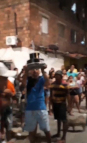 O vídeo mostra a comemoração da organização criminosa (foto: R...