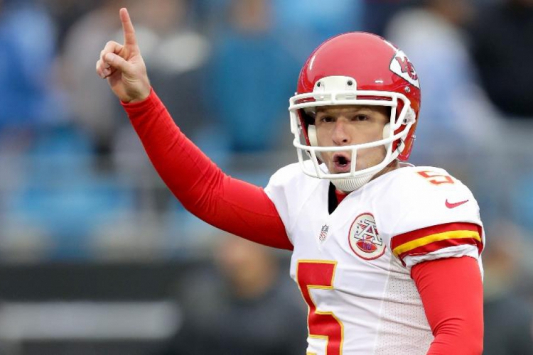 Cairo Santos foi dispensado pelo Tennessee Titans.(foto: Streeter Lecka/AFP)