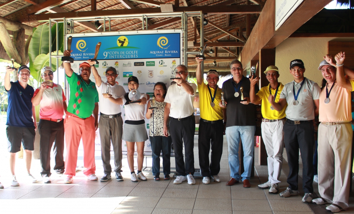 Durante três dias, competidores disputaram a 9ª Copa de Golfe Interclubes realizada em Aquiraz no último fim de semana 