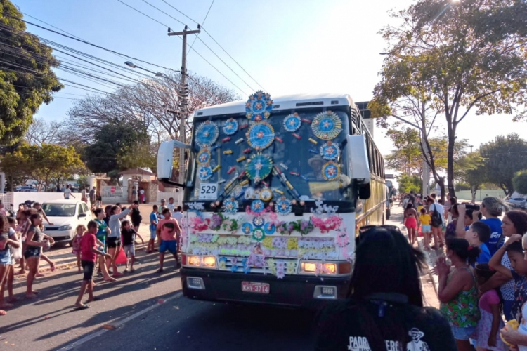 Carreata homenageia a padroeira de Juazeiro(foto: Luciano Cesário / CBN Cariri)