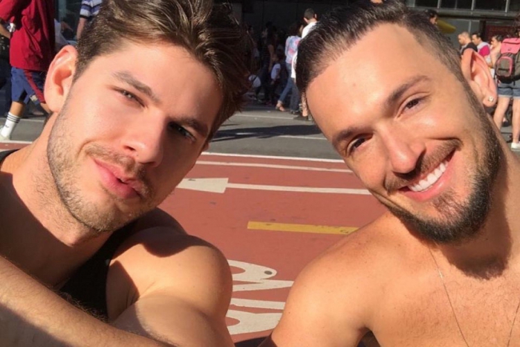 Diego Hypolito se declara para namorado: Agradeço a Deus por ter colocado em minha vida.(foto: R...