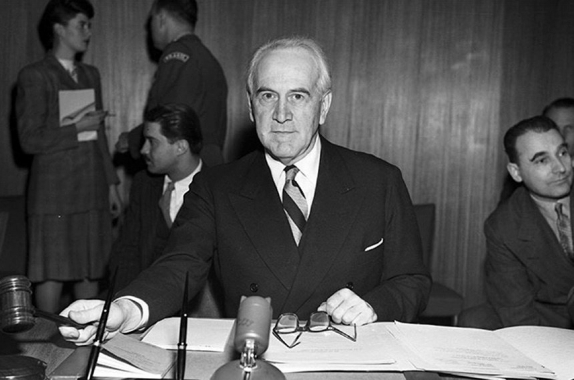 O diplomata brasileiro Oswaldo Aranha desempenhou papel relevante na fundação da ONU