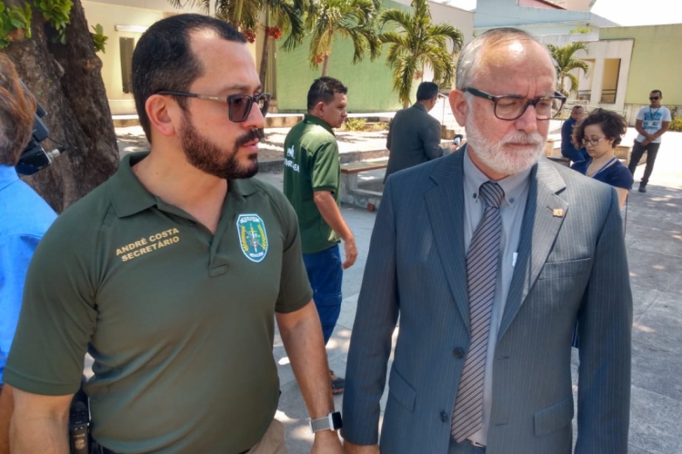 André Costa esteve presente na manhã desta quarta-feira, 25, na DCA(foto: Walber Fr...