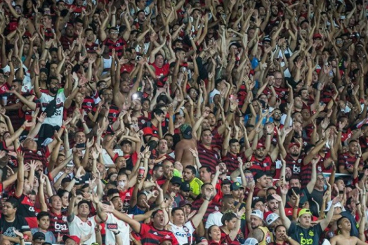Torcida do Flamengo ficar&aacute; localizada do setor Superior e Inferior Norte(foto: ALEXANDRE V...