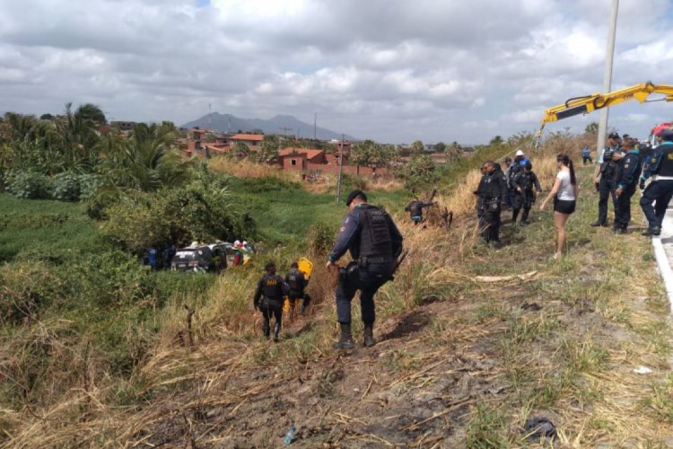 Acidente aconteceu na manhã deste domingo, 29(foto: Via WhatsApp O POVO)