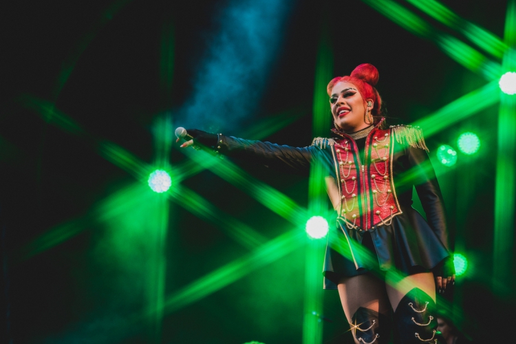 Gloria Groove cantou no Rock in Rio 2019 na sexta-feira, 27(foto: Wesley Allen/ Divulgação)