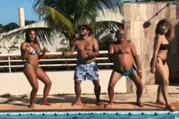 O videoclipe caseiro foi realizado no Porto das Dunas, em Aquiraz (foto: FOTO: reprodução/Insta...