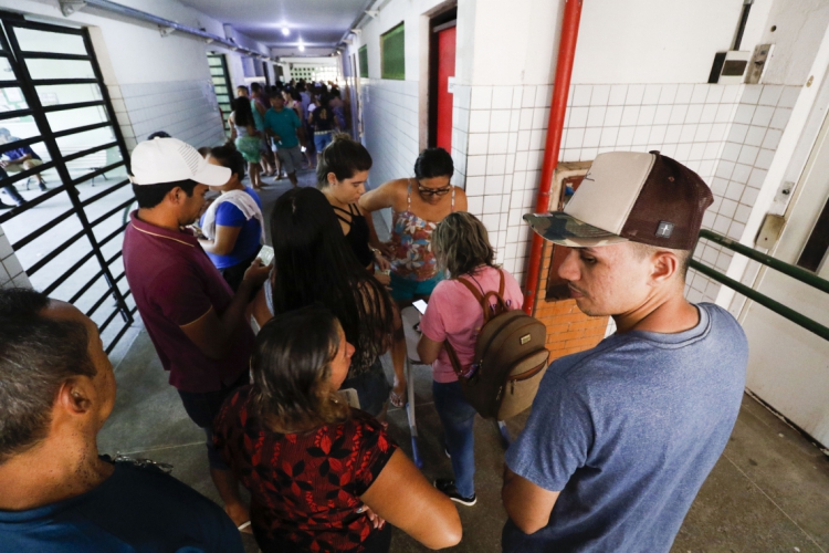 Eleições para Conselho Tutelar em Fortaleza. Escola Odilon Gonzaga Braveza. (foto: ...