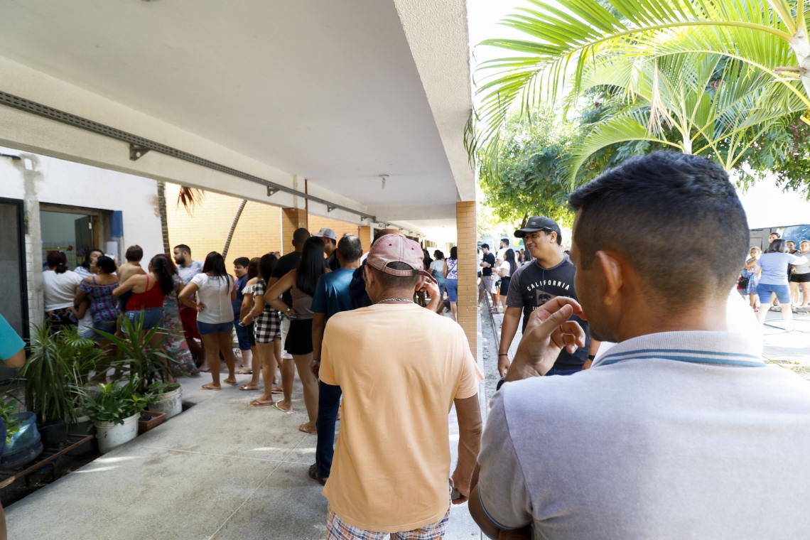Eleições para Conselho Tutelar em Fortaleza. Escola Odilon Gonzaga Braveza. (Foto: Deísa Garcêz/Especial para O Povo)