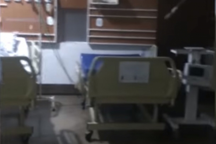 Objetos se mexem em UTI de hospital(foto: REPRODUÇÃO/VÍDEO)