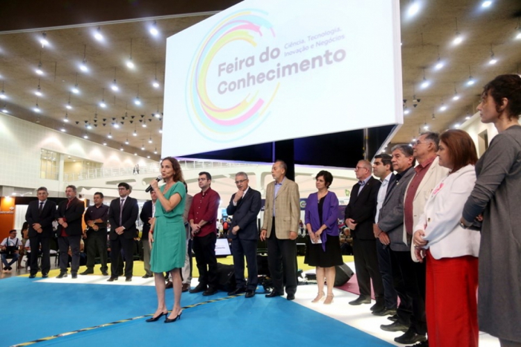 A abertura da Feira do Conhecimento foi nessa quarta-feira, 16(foto: Divulgação/Secitece)