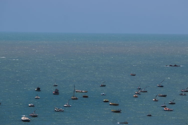 Praia de Redonda, no município de Icapuí