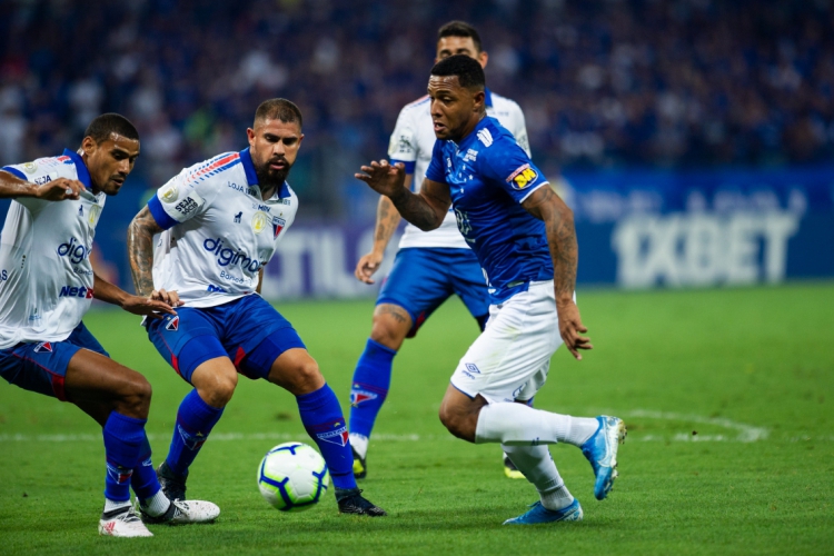 Cruzeiro se mostrou bem mais perigo e criou as principais chances da partida. (foto: Bruno Haddad...
