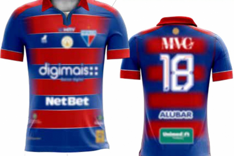 Modelo do uniforme utilizado pelos atletas na entrada do campo(foto: Divulgação/Fortaleza EC)