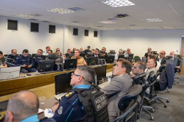 Reunião analisou a redução dos crimes violentos letais intensionais (foto: Divulgação/SSPDS )