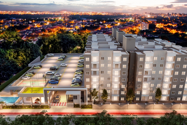 Empreendimento Pop Eusébio tem apartamentos de 45,40 m² (Foto Divulgação)(foto: divulgação)