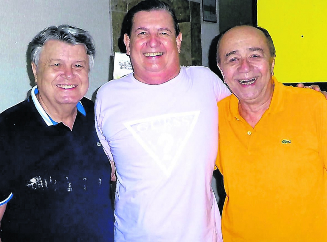 Três exibidores cumbucanos, Adriano Josino, Carlos Araruna, Tim Corrêa. (By Evando)
 (Foto: )