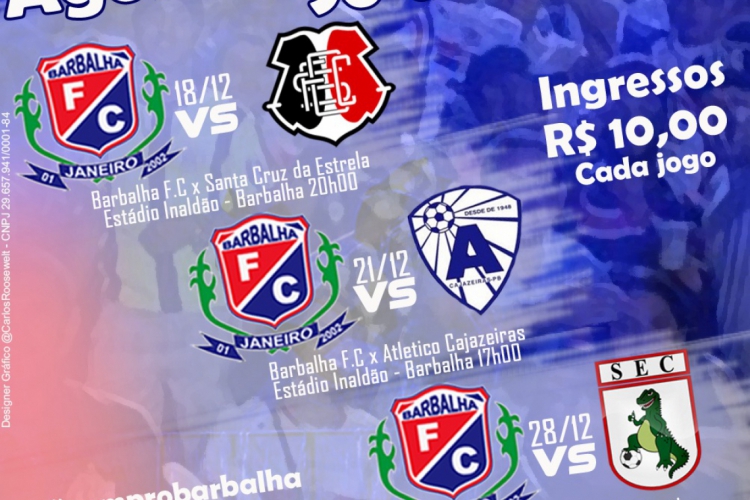 Barbalha se prepara para disputar primeira fase do Campeonato Cearense de 2020(foto: Divulgação...