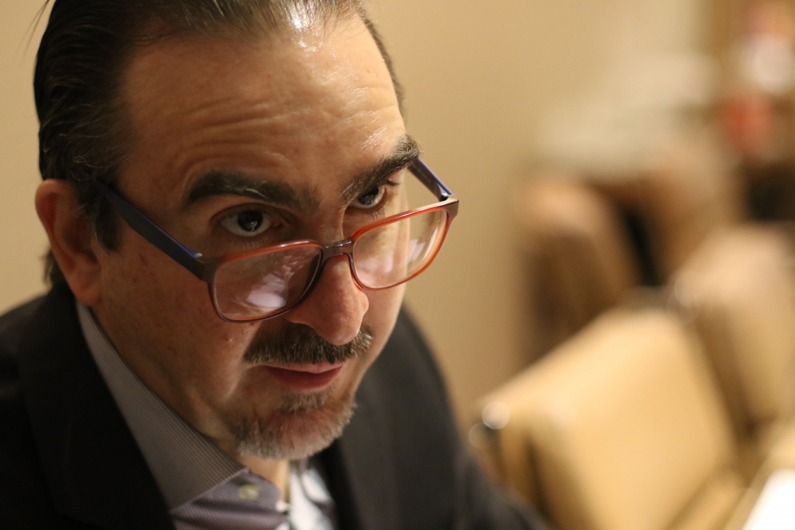 FORTALEZA, CE, BRASIL, 06.12.2019:  Azuis com Bernard Appy, economista convidado pela Lide para palestra no hotel Gran Marquise.  (Fotos: Fabio Lima/O POVO) (Foto: FÁBIO LIMA/O POVO)