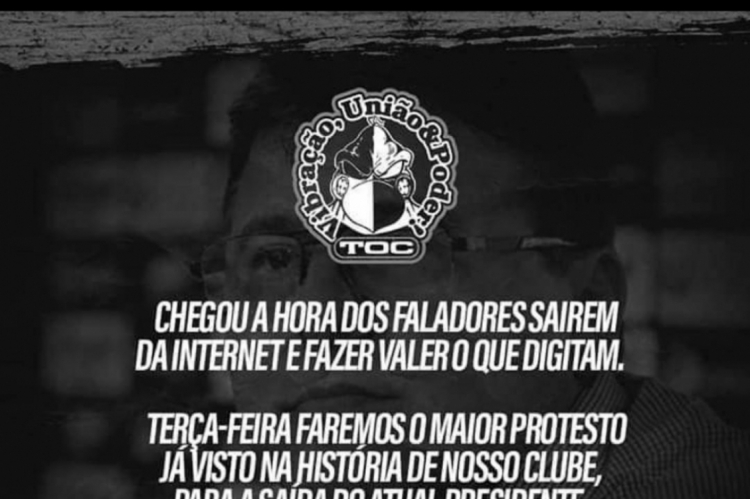 Cearamor convocou torcida nas redes sociais após empate do Vovô diante do Botafogo (foto: Repro...