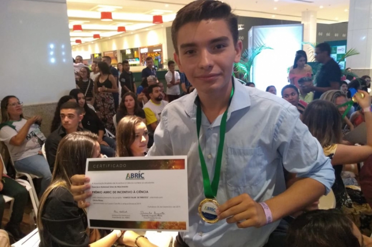 Francisco Natanael, 16, idealizador do 