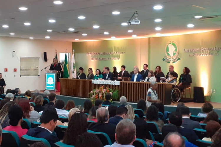 Posse de Elizabeth Chagas como defensora geral do Estado(foto: Filipe Pereira/O POVO)