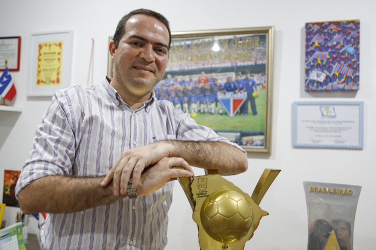 Fortaleza, Ce BR - 16.12.19 Marcelo Paz, presidente do Fortaleza Esporte Clube, em entrevista ao ...