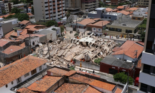 Edifício Andrea desabou em 15 de outubro