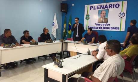 Reunião dos vereadores na Câmara municipal de Granjeiro 