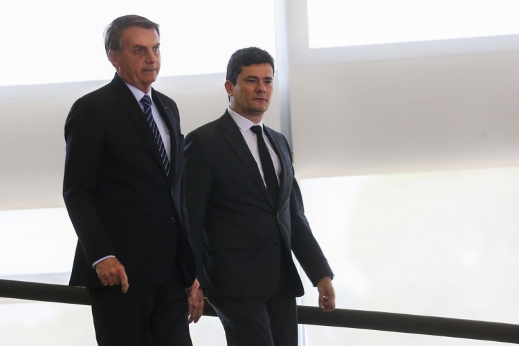 Jair Bolsonaro e Sergio Moro