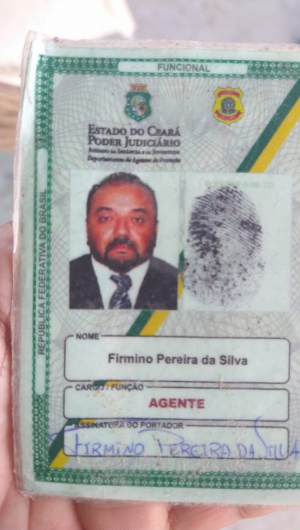 Firmino Pereira da Silva, 52, tinha antecedentes criminais por estelionato, porte ilegal de arma de fogo, lesão corporal, dano e ameaça.
