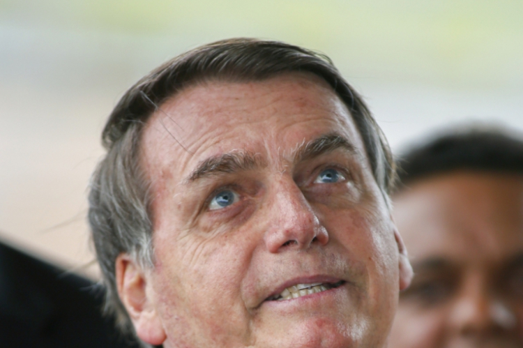 Jair Bolsonaro (Photo by Sergio LIMA / AFP)