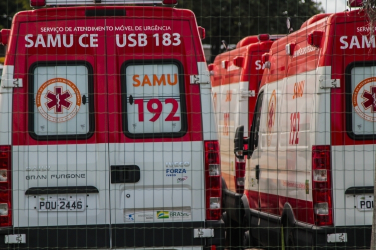 Foto de apoio ilustrativo. Vítima foi socorrida por uma ambulância do Samu