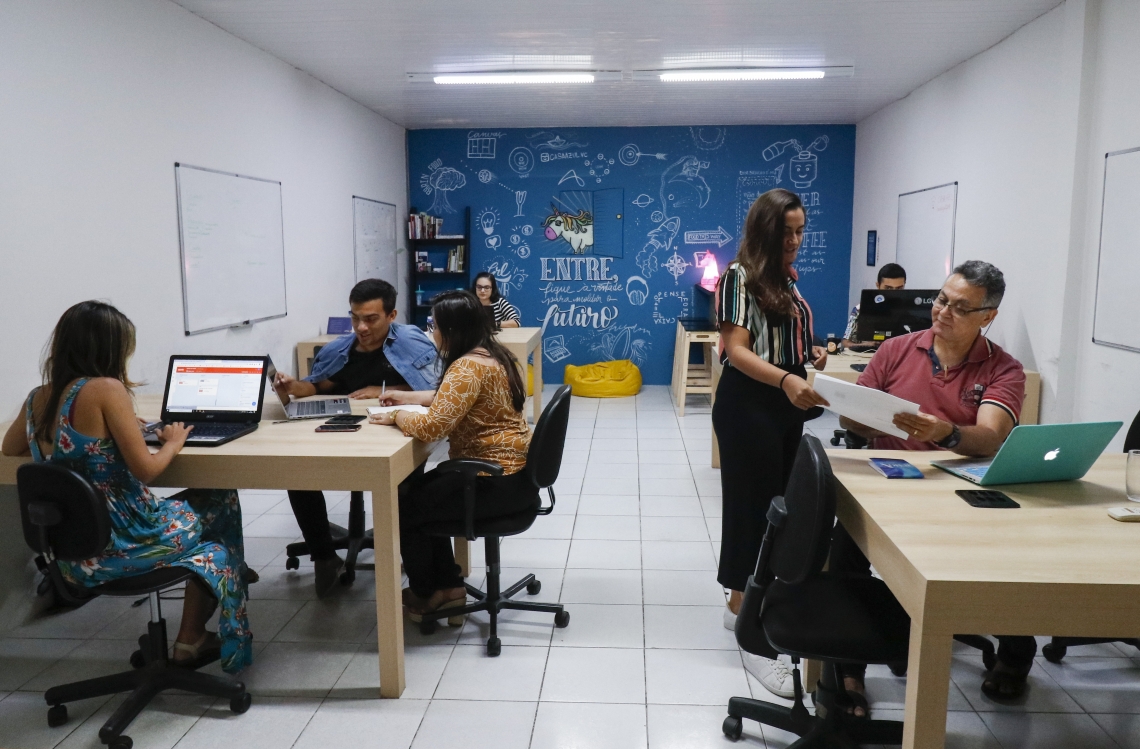 ￼ALÉM das startups, também cresceram as aceleradoras, como a Casa Azul Ventures (Foto: Beatriz Boblitz/ em 17-1-2020)
