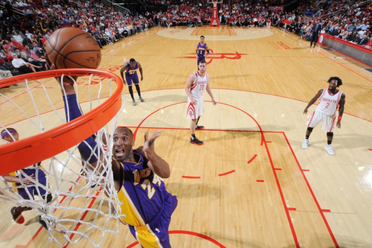 Kobe Bryant jogou num único time, o Los Angeles Lakers, na NBA