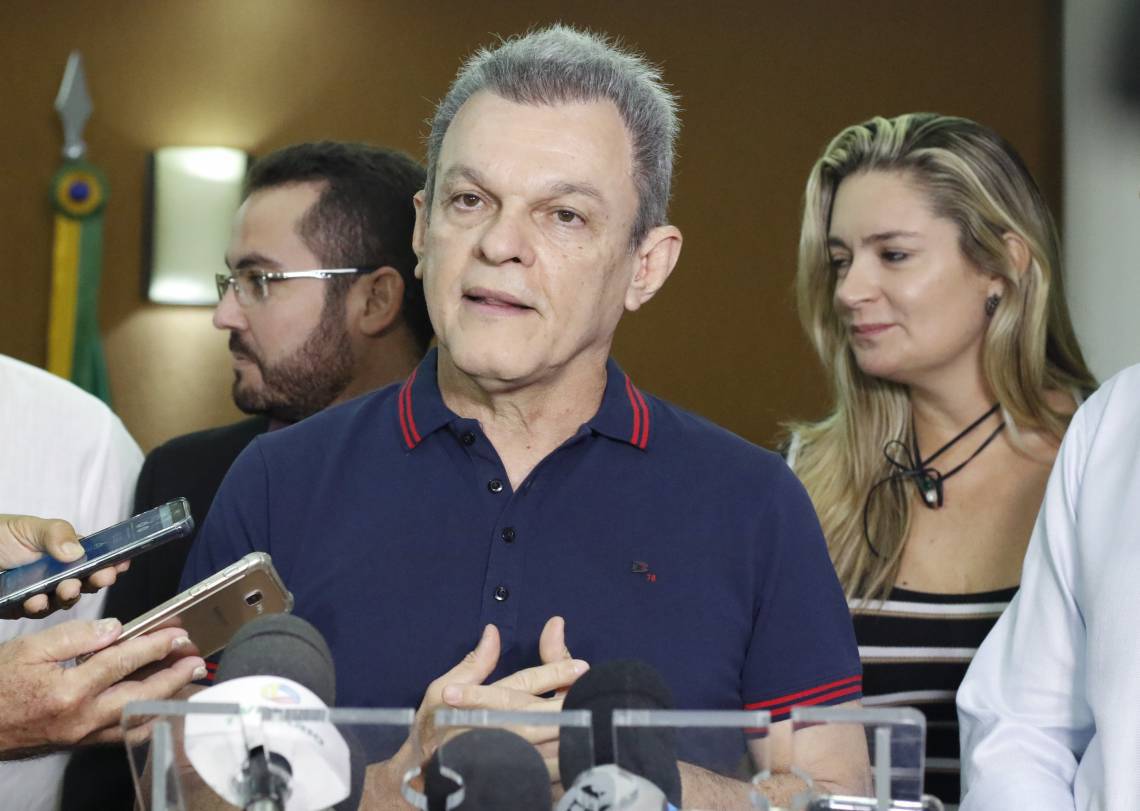 FORTALEZA, CE, BRASIL 29-01-2020: Coletiva de imprensa com José Sarto Nogueira Moreira, 60, Deputado Estadual pelo Partido Democrático Trabalhista - PDT fala sobre o lançamento do Segundo Festival de Música da Assembléia Legislativa do Ceará (Foto: Sandro Valentim/O POVO). (Foto: Sandro Valentim/O POVO)