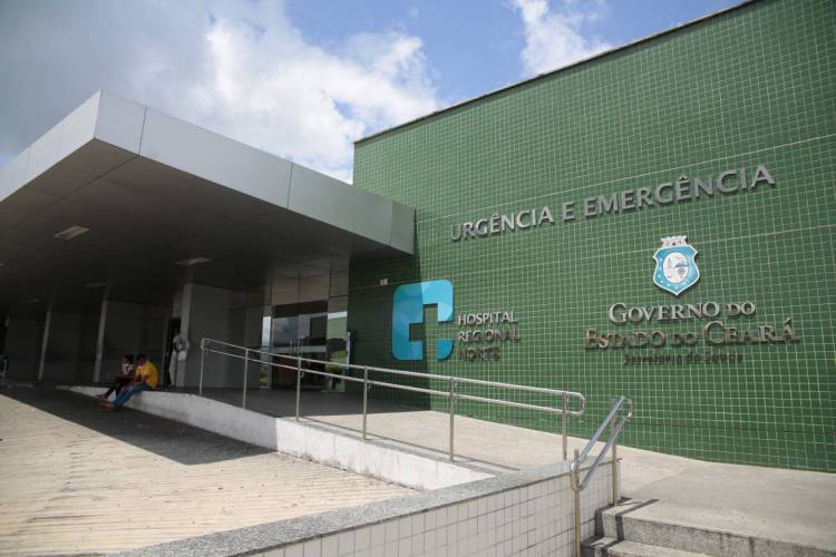 FORTALEZA, CE, Brasil. 30.01.2020:Fachada do Hospital Regional Norte em Sobral.  Caso de suspeita de Coronav&iacute;rus em Sobral.  (Foto:J&uacute;lio Caesar / O POVO) REP 22.05.2020