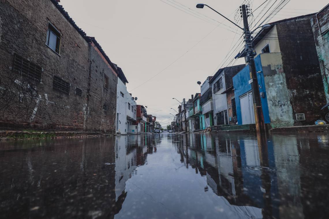 EM FORTALEZA choveu 62,6 mm no primeiro fim de semana de fevereiro
 (Foto: AURÉLIO ALVES)