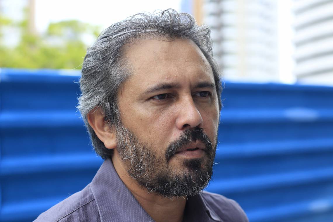 ￼ELMANO de Freitas, candidato do PT em Caucaia, recebeu apoio público de Ciro Gomes para a disputa (Foto: DEÍSA GARCÊZ/Especial para O POVO)