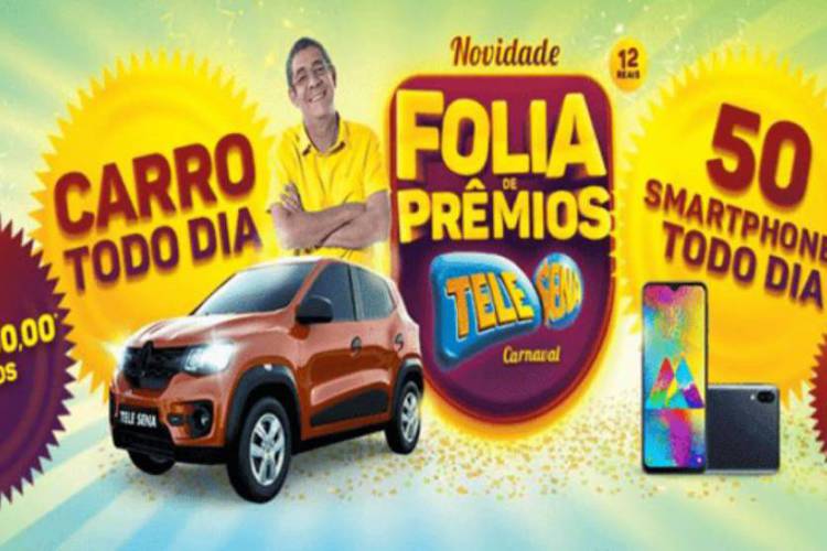 Resultado do segundo sorteio da Tele Sena de Carnaval 2020 de hoje, domingo, 09 de fevereiro (09/02)