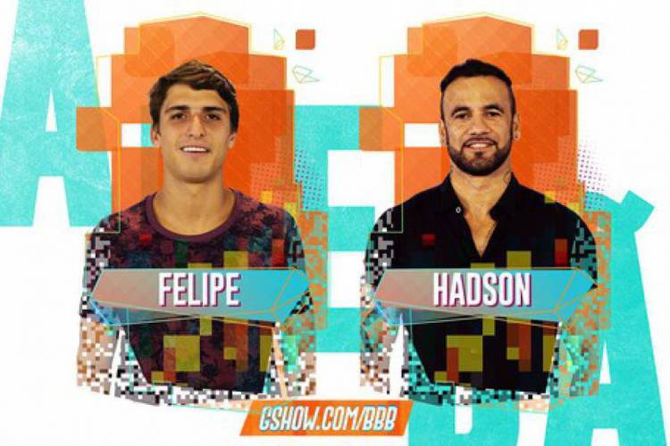 Paredão entre amigos: o arquiteto Felipe e o ex-jogador de futebol Hadson são os encurralados da semana