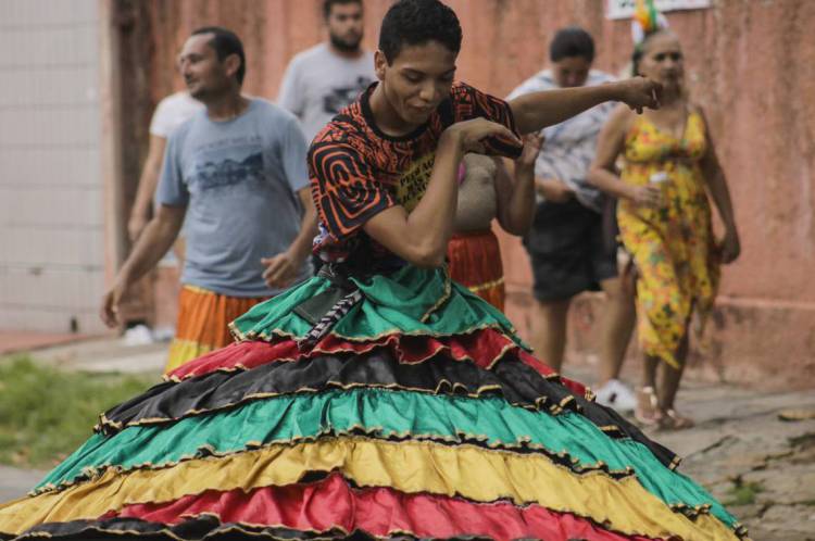 Vozes da Africa desfilava todos os anos no carnaval de Fortaleza antes da pandemia